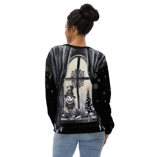 Unisex Cold Inside Creepy Snowman Christmas Women's Men's Sweatshirt