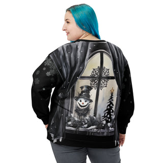 Unisex Cold Inside Creepy Snowman Christmas Women's Men's Sweatshirt
