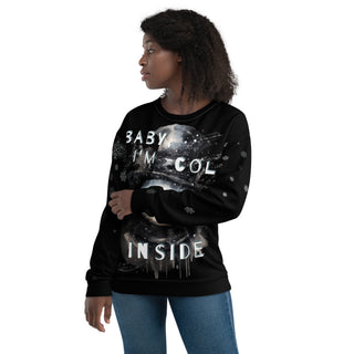 Unisex Cold Inside Creepy Snowman Christmas Women's Men's Sweatshirt