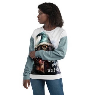 Unisex Men's Women's Krampus Creepy Santa Christmas Sweatshirt