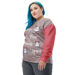 Unisex Cute Christmas Spirits Ghosts Sweatshirt