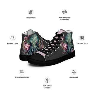 Cthulhu Octopus High-Top Sneakers